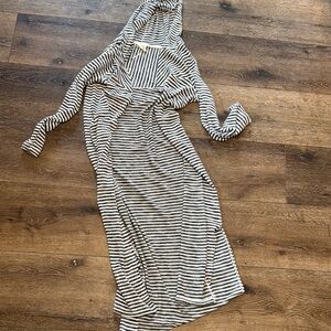 Andrea Jovine hooded cardigan medium